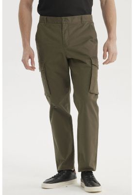 Imagen 1 del producto Pantalón Hombre Cargo Slim Fit Verde Olivo