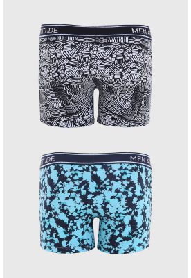 Imagen 2 del producto Bóxer Hombre Bipack Estampado Celeste