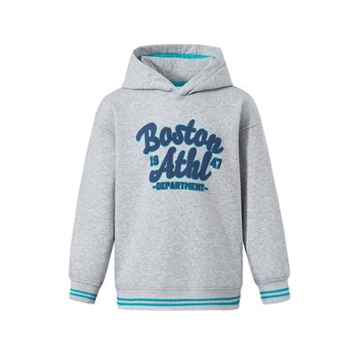 Polerón Niño College Conguro Gris Melange