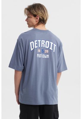 Imagen 2 del producto Polera Hombre Slim Azul Piedra