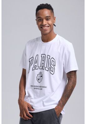 Imagen 2 del producto Polera Hombre Estampado Blanco - ll