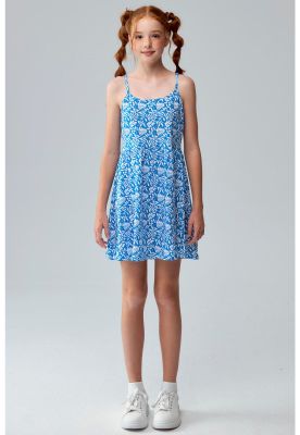 Imagen 2 del producto Vestido Niña Básico Teen Azulino