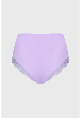 Imagen 2 del producto Calzón Mujer Tiro Alto Detalle Encaje Lila - ll