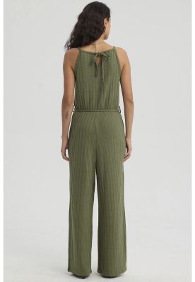 Imagen 2 del producto Enteritos Mujer Largo Textura Verde Musgo