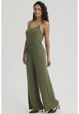 Imagen 2 del producto Enteritos Mujer Largo Textura Verde Musgo