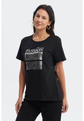 Imagen 2 del producto Polera Mujer Print Posicional Negro - ll