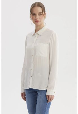 Imagen 2 del producto Blusa Mujer Abotonada Lisa Crudo