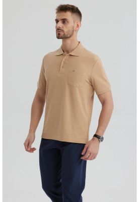 Imagen 2 del producto Polera Hombre Pique Básica Lisa Kaki- ll