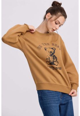 Imagen 2 del producto Polerón Mujer Print Camel