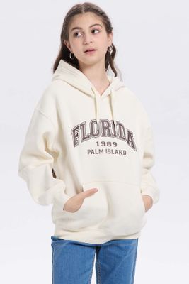 Imagen 1 del producto Polerón Niña Print College Beige