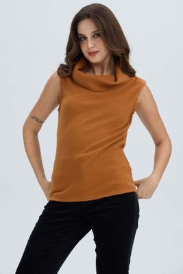Imagen 2 del producto Sweater Mujer Drap Camel Oscuro