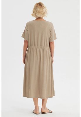 Imagen 2 del producto Vestido Mujer Botones Arena