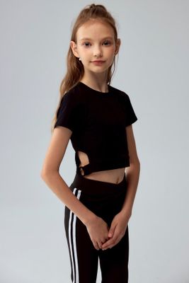 Imagen 2 del producto Polera Niña Argolla Costado Negro