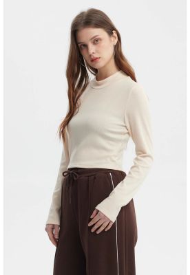 Imagen 2 del producto Polera Mujer Rib Crema - lll