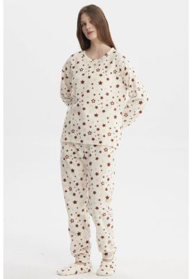 Imagen 2 del producto Pijama Mujer Pijama Polera Y Pantalón Crudo