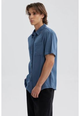 Imagen 2 del producto Camisa Hombre Lyocell Azul - ll