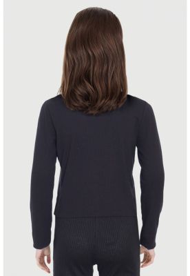 Imagen 2 del producto Polera Niña Doble Amarra Basta Negro