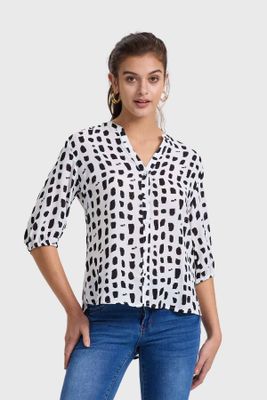 Imagen 1 del producto Blusa Mujer Print Crudo