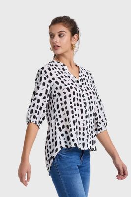 Imagen 2 del producto Blusa Mujer Print Crudo