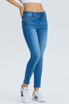 Imagen 2 del producto Jeans Mujer Skinny Kim Azul