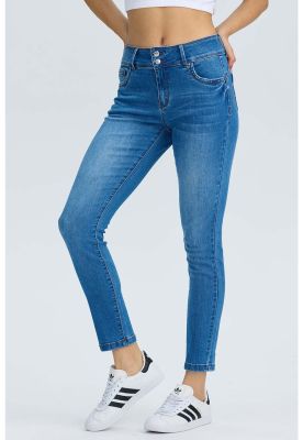 Imagen 2 del producto Jeans Mujer Skinny Kim Azul