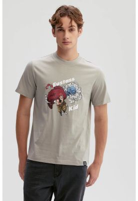 Polera Hombre One Piece Gris