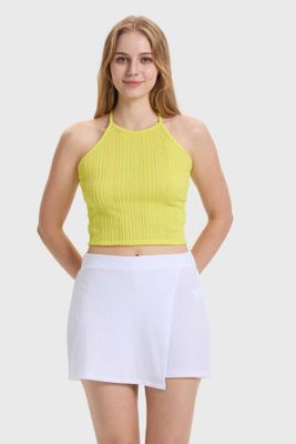 Imagen 1 del producto Polera Mujer Tiras Cuello Verde