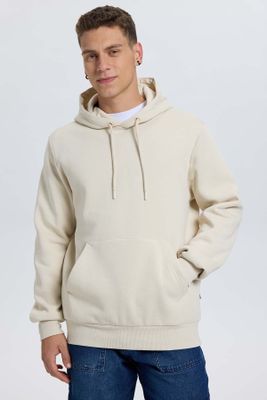 Polerón Hombre Hoodie Beige