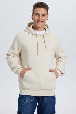 Imagen 2 del producto Polerón Hombre Hoodie Beige