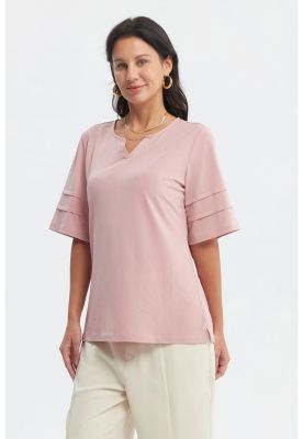 Imagen 2 del producto Polera Mujer Textura Palo Rosa