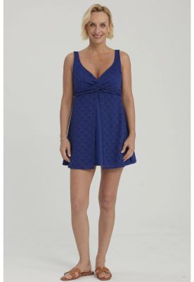 Imagen 2 del producto Traje De Baño Mujer Peto Vestido Rapport Azul Oscuro