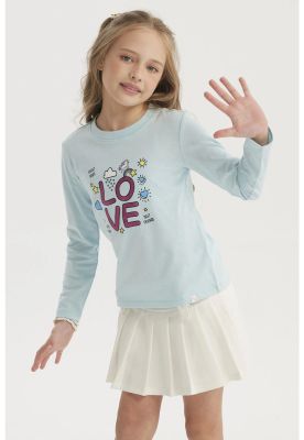 Imagen 2 del producto Polera Niña Básica Toddler Celeste