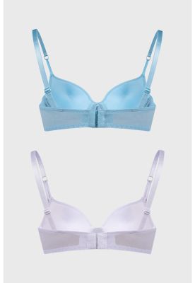 Imagen 2 del producto Sostén Mujer Bipack Copa Soft Encaje Blanco