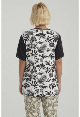 Imagen 2 del producto Polera Mujer Cruce Cuello Negro