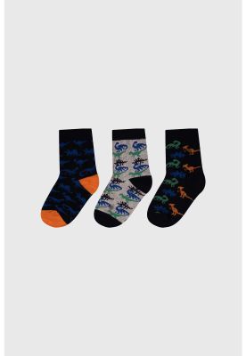 Imagen 1 del producto Calcetín Niño Tripack Naranjo