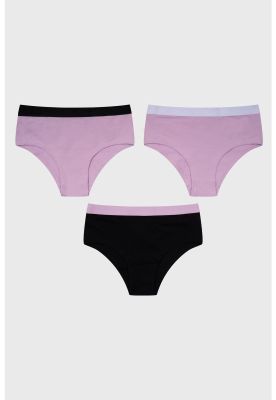 Imagen 1 del producto Calzón Niña Pantaleta Tripack Palo Rosa