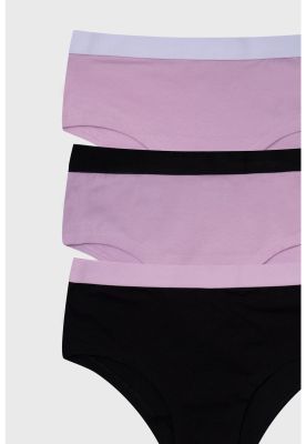 Imagen 2 del producto Calzón Niña Pantaleta Tripack Palo Rosa