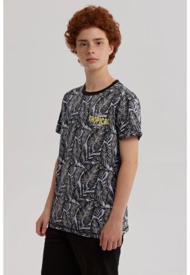 Imagen 2 del producto Polera Niño Full Print Y Estampado Gris