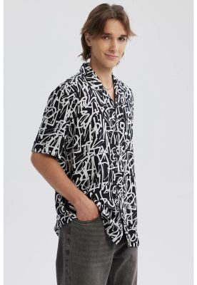 Imagen 2 del producto Camisa Hombre Full Print Negro III