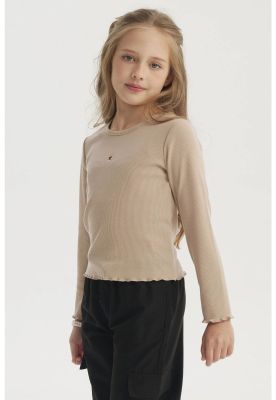 Imagen 2 del producto Polera Niña Slim Café