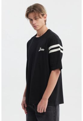 Imagen 2 del producto Polera Hombre Oversize Negro - Xl