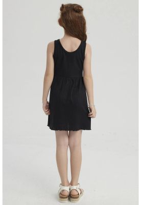 Imagen 2 del producto Vestido Niña Rib Negro- ll