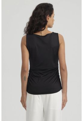 Imagen 2 del producto Polera Mujer Doble Capa Delantera Negro