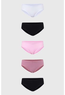 Imagen 1 del producto Calzón Mujer Pack 5 Bikini Negro