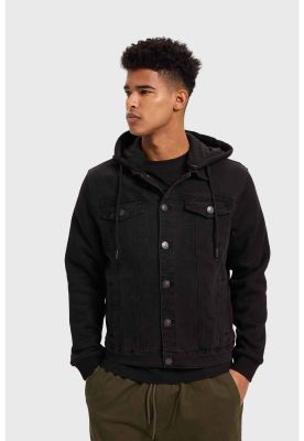 Imagen 2 del producto Chaqueta Hombre Con Gorro Negro