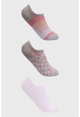 Imagen 1 del producto Calceta Deportiva Mujer Tripack Gris- ll