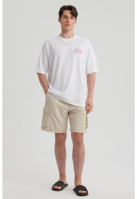 Imagen 2 del producto Polera Hombre Print Oversize Blanco - lV