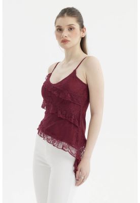 Imagen 2 del producto Peto Mujer Basta Asimétrica Vino