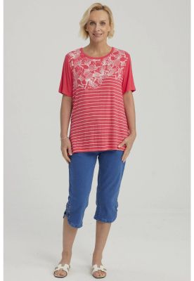 Imagen 2 del producto Polera Mujer Estampada Fucsia