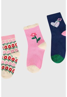 Imagen 2 del producto Calcetín De Vestir Niña Frutas Rosado